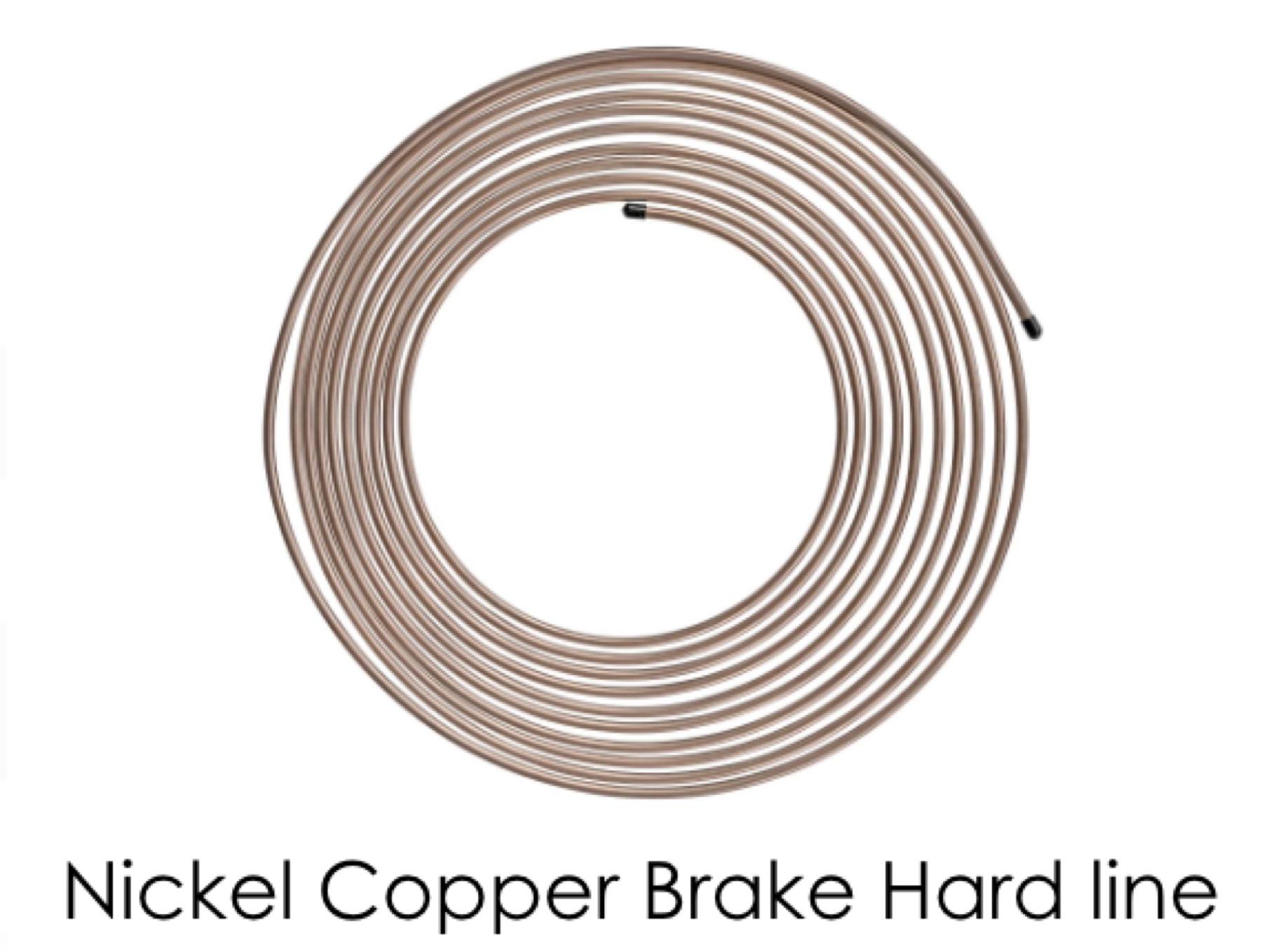 Nickel-copper brake hard line