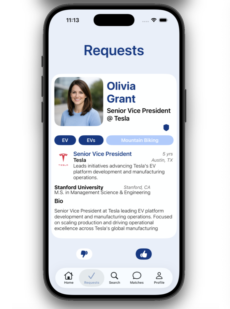 Thesio requests feed of inbound interest